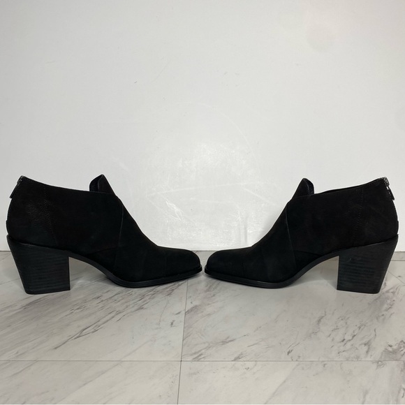 Eileen Fisher Ember Black Nubuck Bootie 9